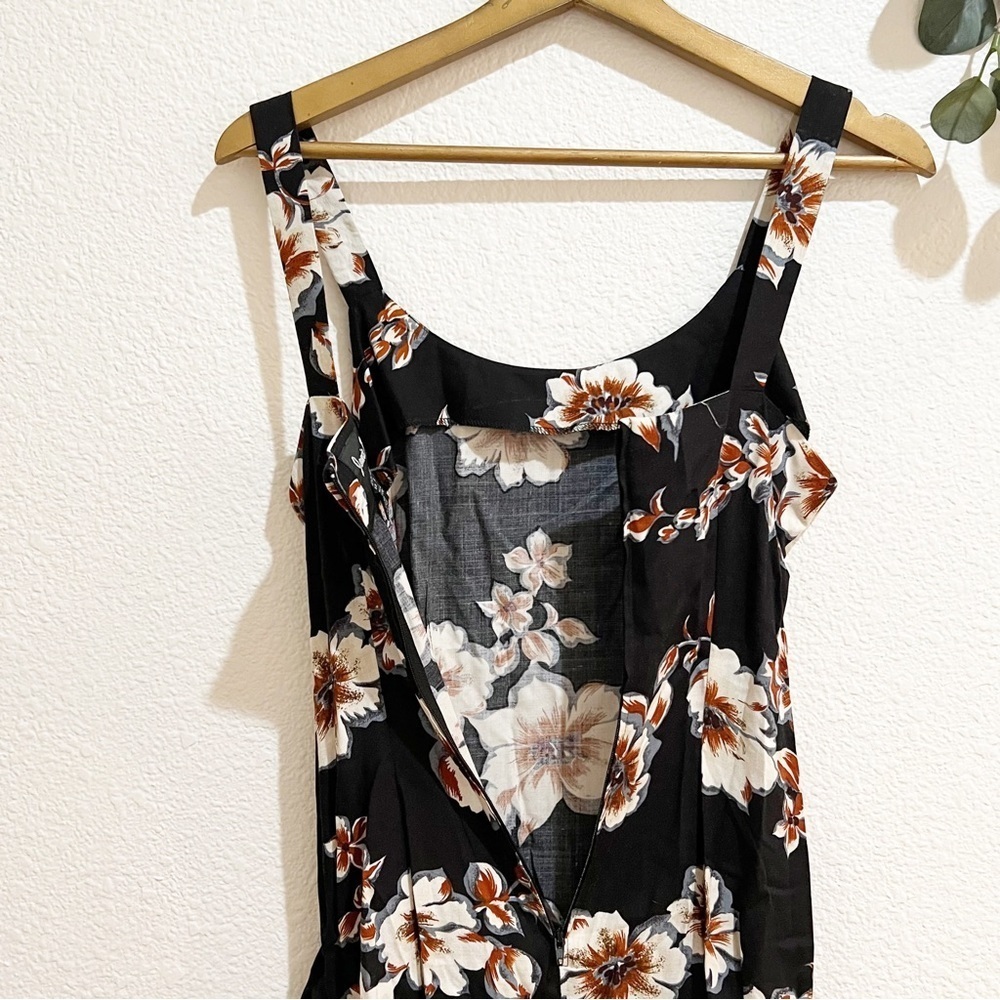 Jamie Brooke- Vintage Floral Wrap Midi Dress Small - Picture 5 of 5